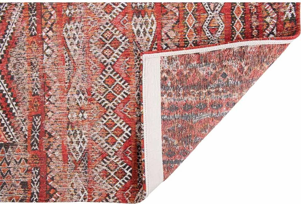 Louis De Poortere Teppich 200 cm x 280 cm 9115 Kilim Fez Red