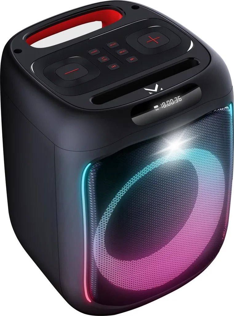 Enceinte stéréo portable 60W New Majestic 116112 BK Son puissant