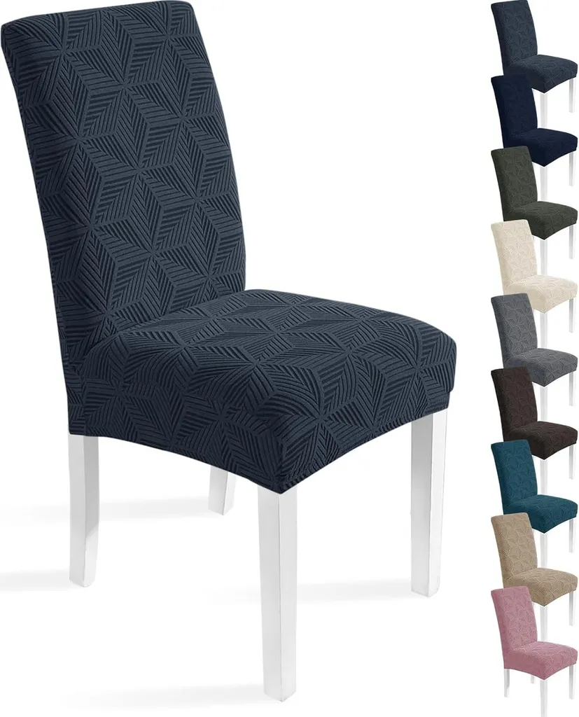 Housse de chaise élastique en tissu lavable de qualité supérieure