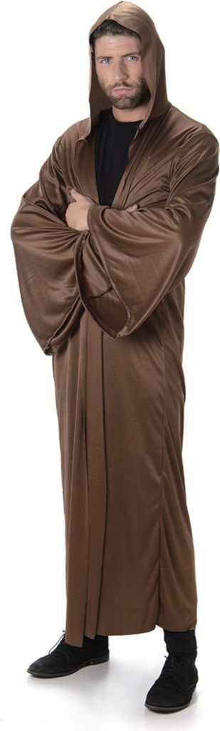 Langer Mantel Königs-Informant Fantasy-Umhang braun 148cm - Einheitsgröße