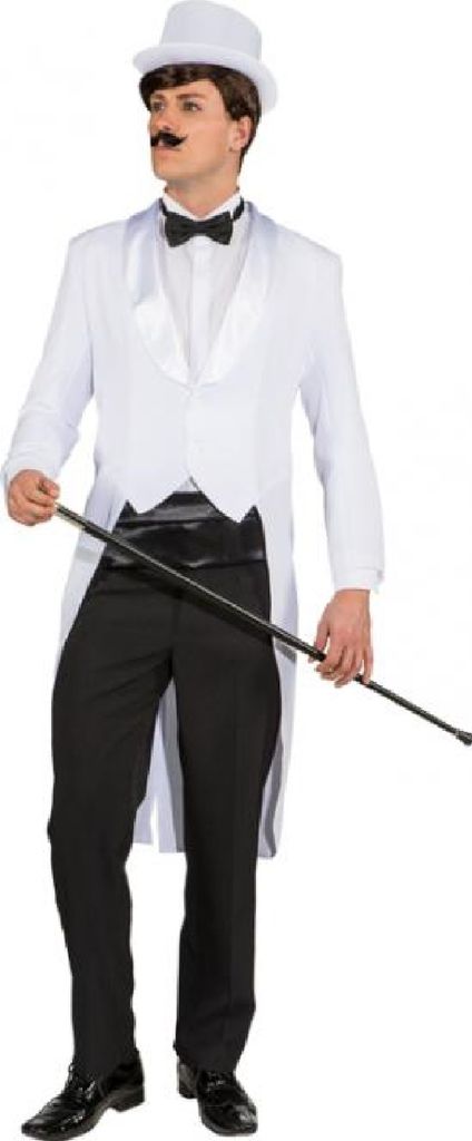 O7060-48-50 weiß Herren Frack Theaterfrack Gr.48-50