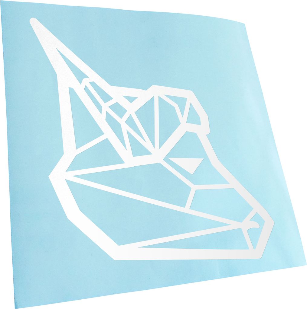 Kiwistar - Autoaufkleber - Wasserbüffel Polygon - Mattschwarz - 11x10cm - Aufkleber für Auto, Laptop, Fahrrad, LKW, Motorrad mehrfarbig JDM Decal...