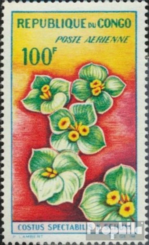 Briefmarken Kongo (Brazzaville) 1963 Mi 28 (kompl.Ausg.) postfrisch Flora