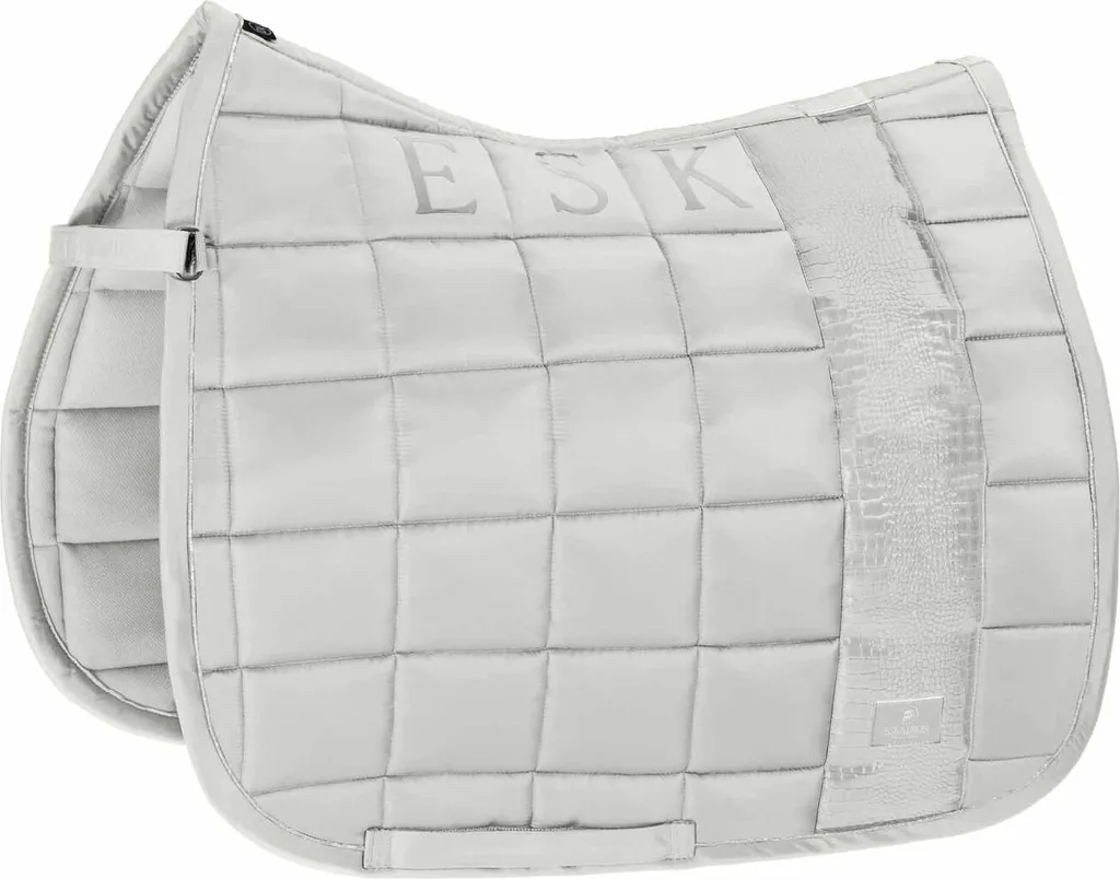 Tapis de selle anti-frottement Eskadron Big Square Glossy PD Grey