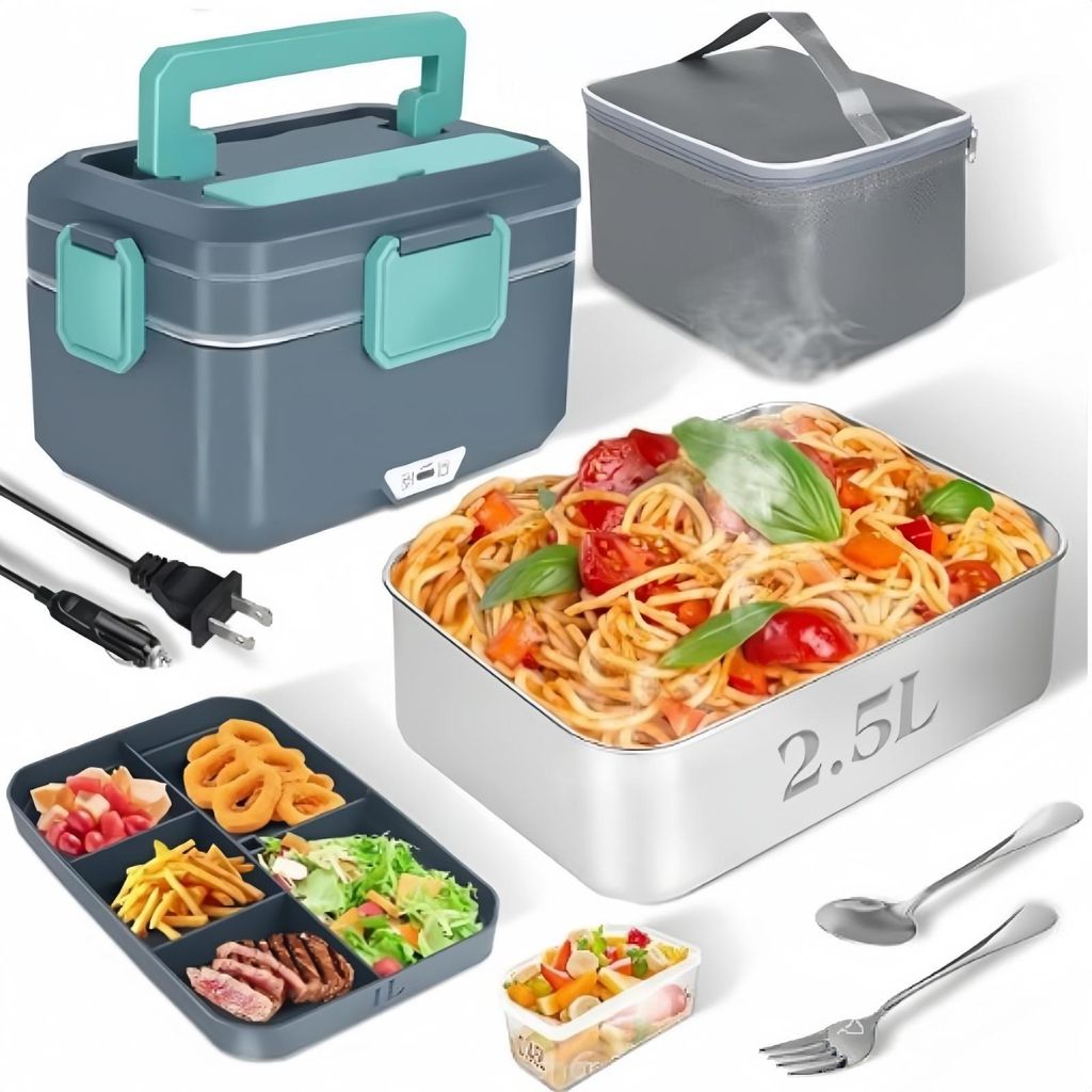 Zimilo Elektrische Lunchbox 3.5L mit Edelstahl Behälter: Produktbild 