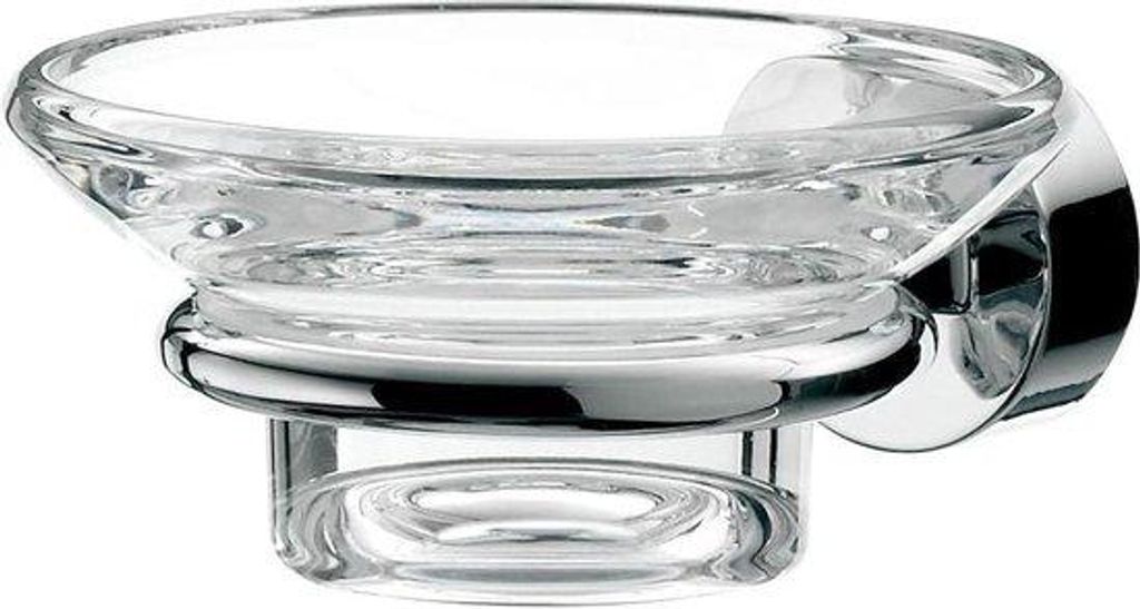 Glas-Abstellhalter Rondo 2 Chrom - Badezimmer-Artikel