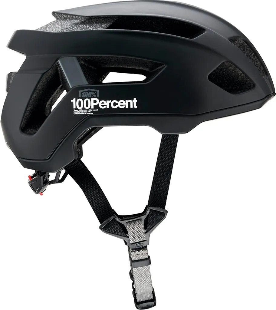 Casque Altis Gravel noir ultra-ventilé 100% avec réglage taille XS/S