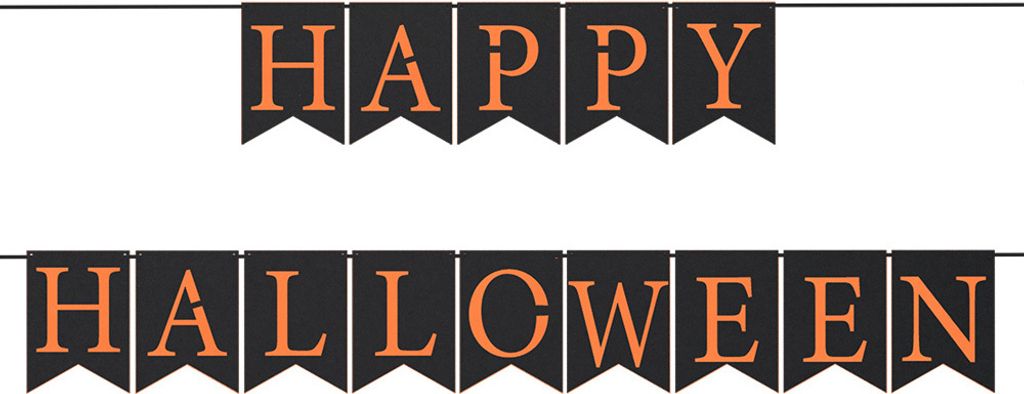 Dekorative Banner Girlande hängende Ornament Happy Halloween