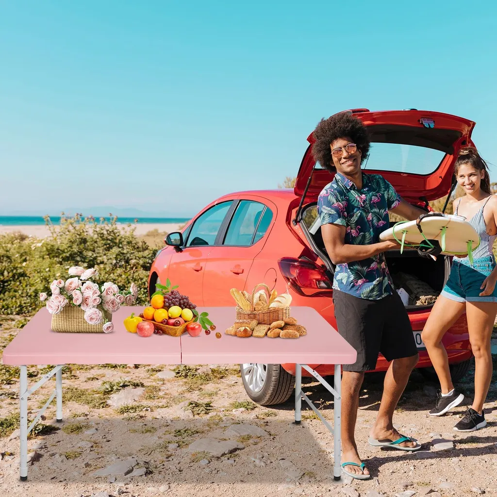 Table de camping pliable 125 cm réglable pour vos vacances nomades - 2