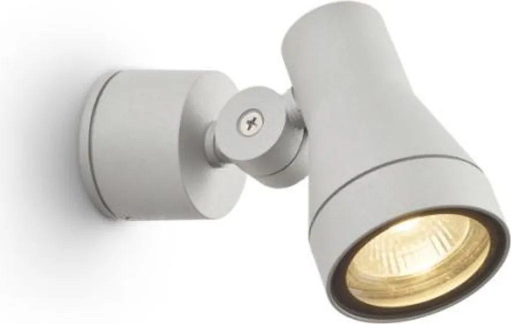 Offerta Applique DIREZZA Grigio Argento IP54 GU10 35W - Prezzo Shock