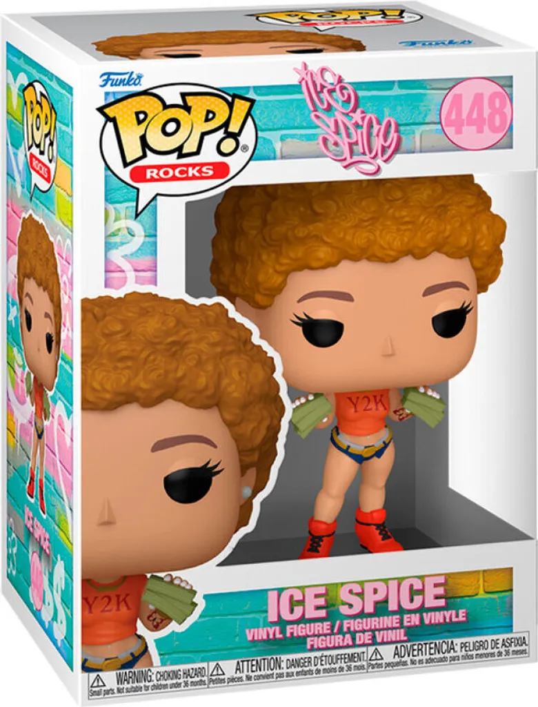 Figurine Pop Ice Spice Funko Vinyl Rocks n°370 - Vinyle de 9 cm Original