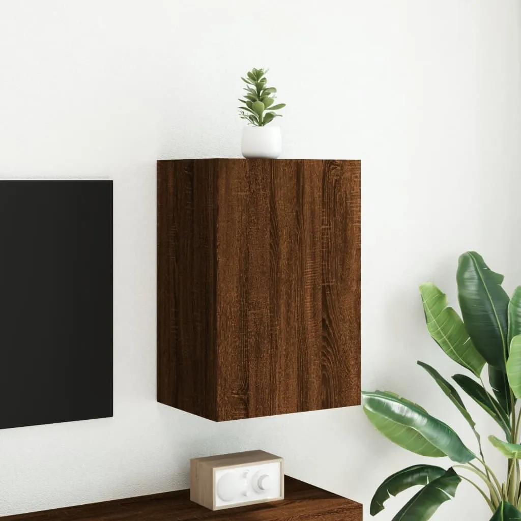 Mobile TV Sospeso Rovere Marrone 60cm - Design Minimalista per Soggiorno