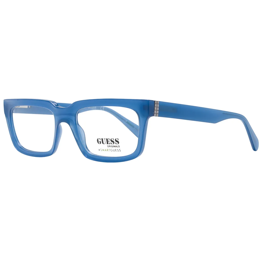 Lunettes de vue Guess GU8253 53092 monture bleue forme rectangulaire