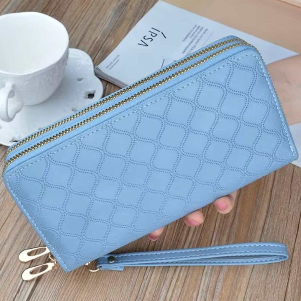 Elegante Damen Geldbörse Otilia in Blau - Stilvoll und Praktisch KP35830