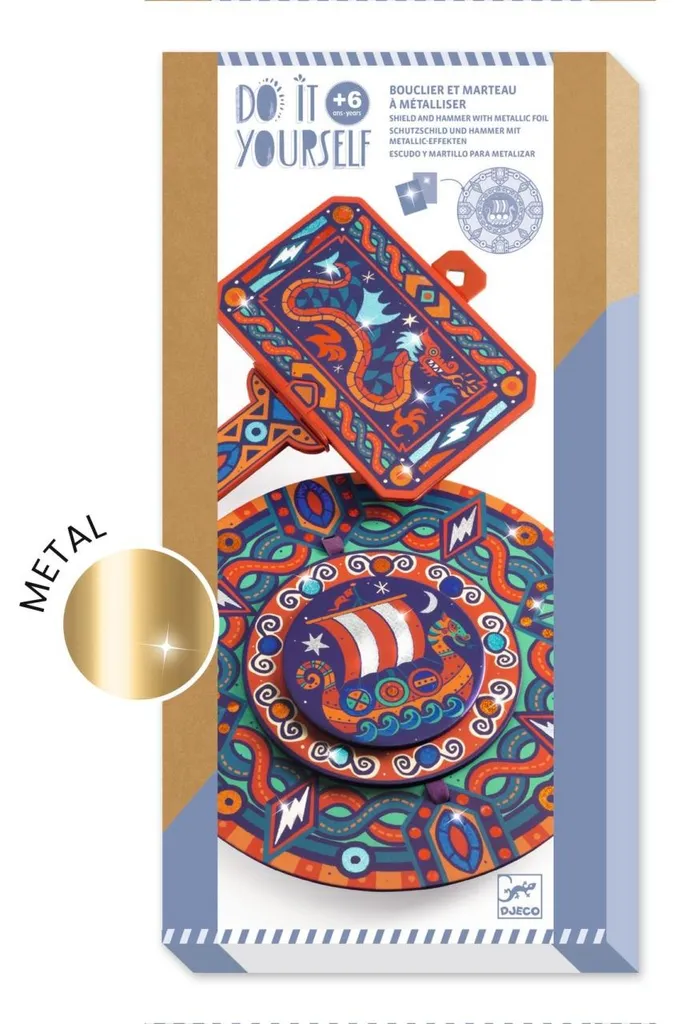 Jeu de loisirs créatifs Comme un Viking Djeco atelier maquette carton