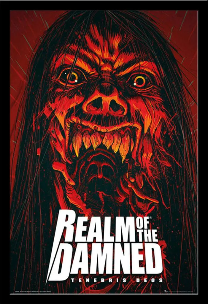 Maxi Poster Realm of The Damned Scream + Cornice Shinsuke Nera MDF