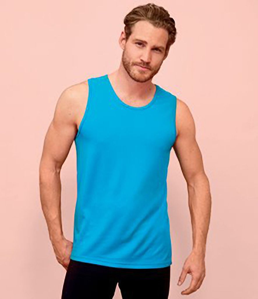 SOLS - Ärmelloses Oberteil für Herren PC2904 (3XL) (Neon Orange)