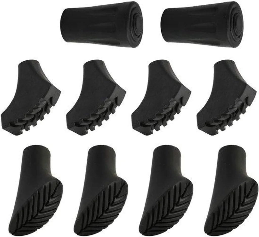 Embouts pour marche nordique lot de 10 - Embouts bâtons de randonnée