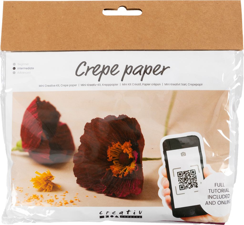 Creativ Company Mini Hobbyset Crepepapier Poppies