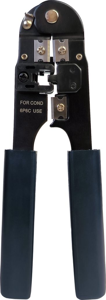 Crimpzange für 6 Modular-Stecker, Metall
