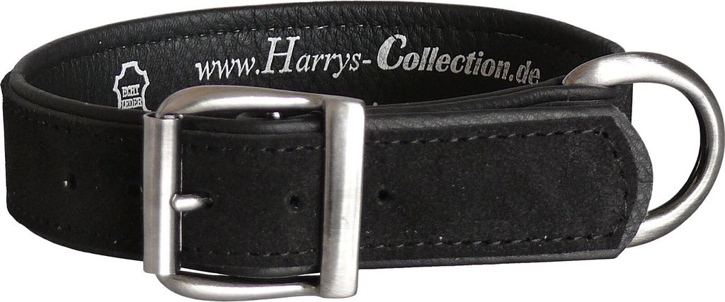 Hundehalsband aus feinstem Leder in vielen Farben von 28-48 cm