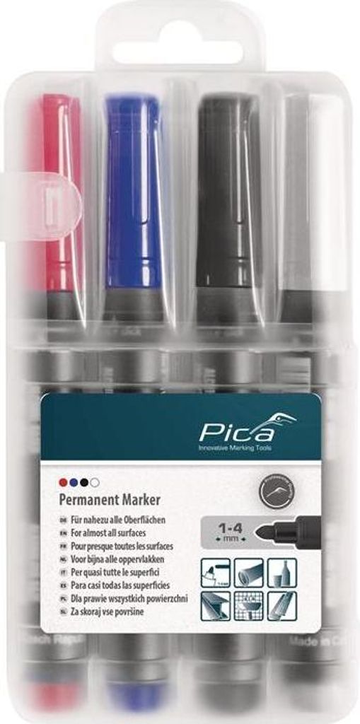 Permanentmarker-Set Classic sortiert Strichbreite 1-4 mm Round Tip