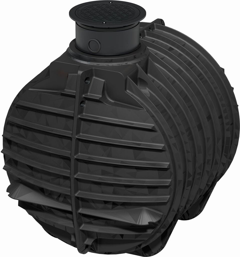 FLORANTIA Zisterne Erdtank 6000 Liter mit Dom und Deckel
