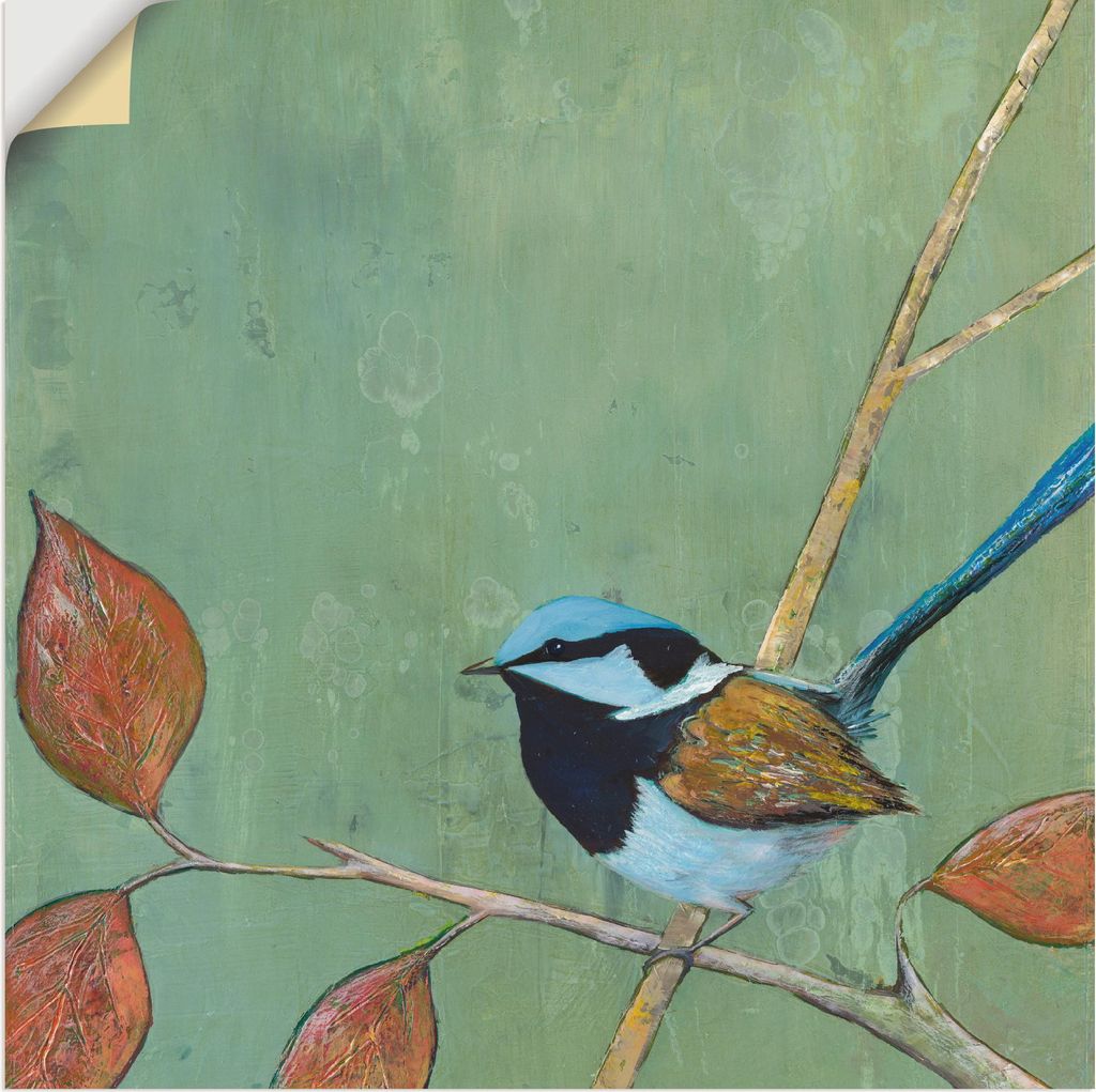 ARTland Wandbild, selbstklebend Ruhefluss I Größe: 100x100 cm