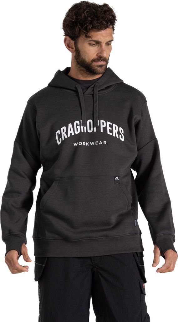 Craghoppers - "Workwear Oulston" Kapuzenpullover für Herren CG2099 (S) (Anthrazitgrau)