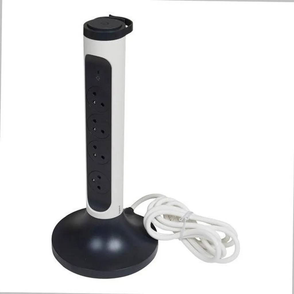 Bloc Multiprise 4 Prises avec Cordon 2m Legrand 049410 - Usage Intérieur