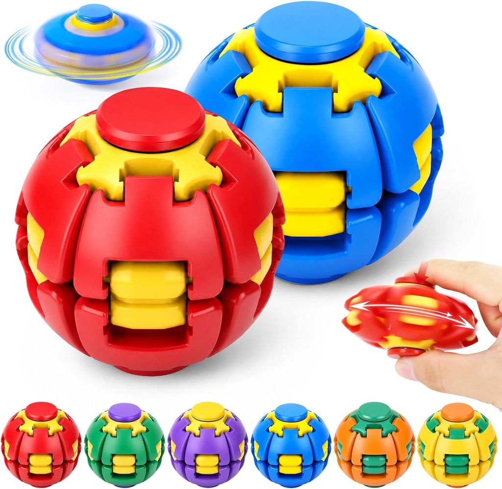 Spin Toy mit Saugnapf – Drehspielzeug für Kinder und Produktbild 