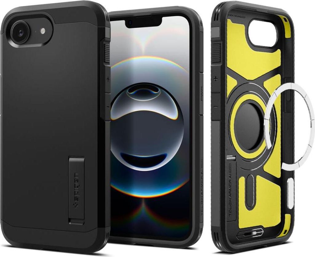 Spigen Tough Armor AI (MagFit), Cover, Apple, iPhone 16e, Produktbild 