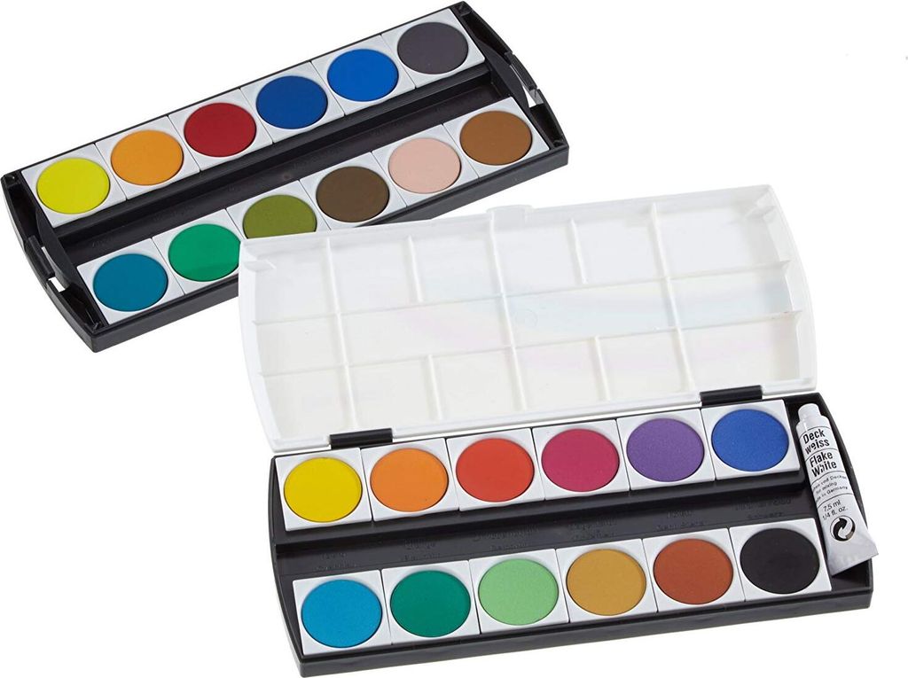 Geha 721225 Deckfarbkasten - 24 Farben + 1 Deckweiß Obrázok produktu 