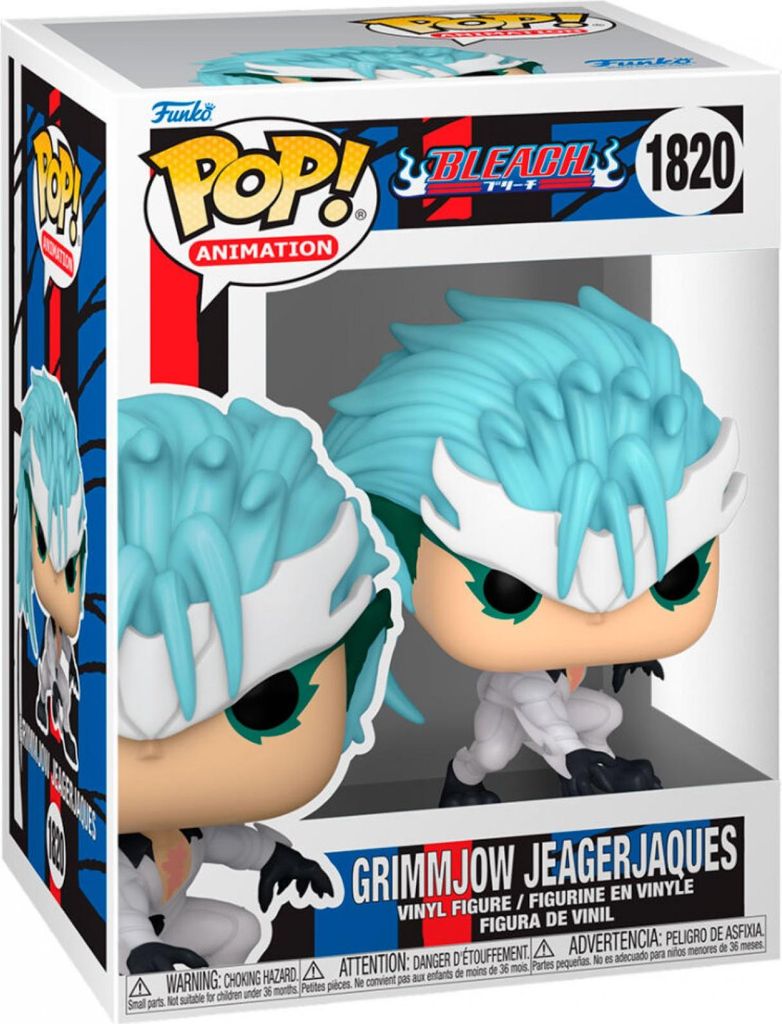 Funko POP Bleach 1820 Grimmjow Jeagerjaques  chase glow Zdjęcie produktu 