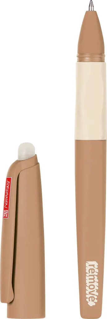Stylo gel à pointe large 0,7 mm effaçable BRUNNEN Remove ton Caramel