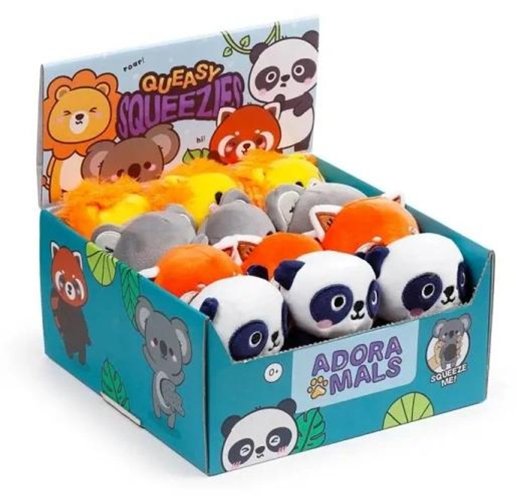 Peluche anti-stress Queasy Squeezy Adoramals, collection Image du produit 