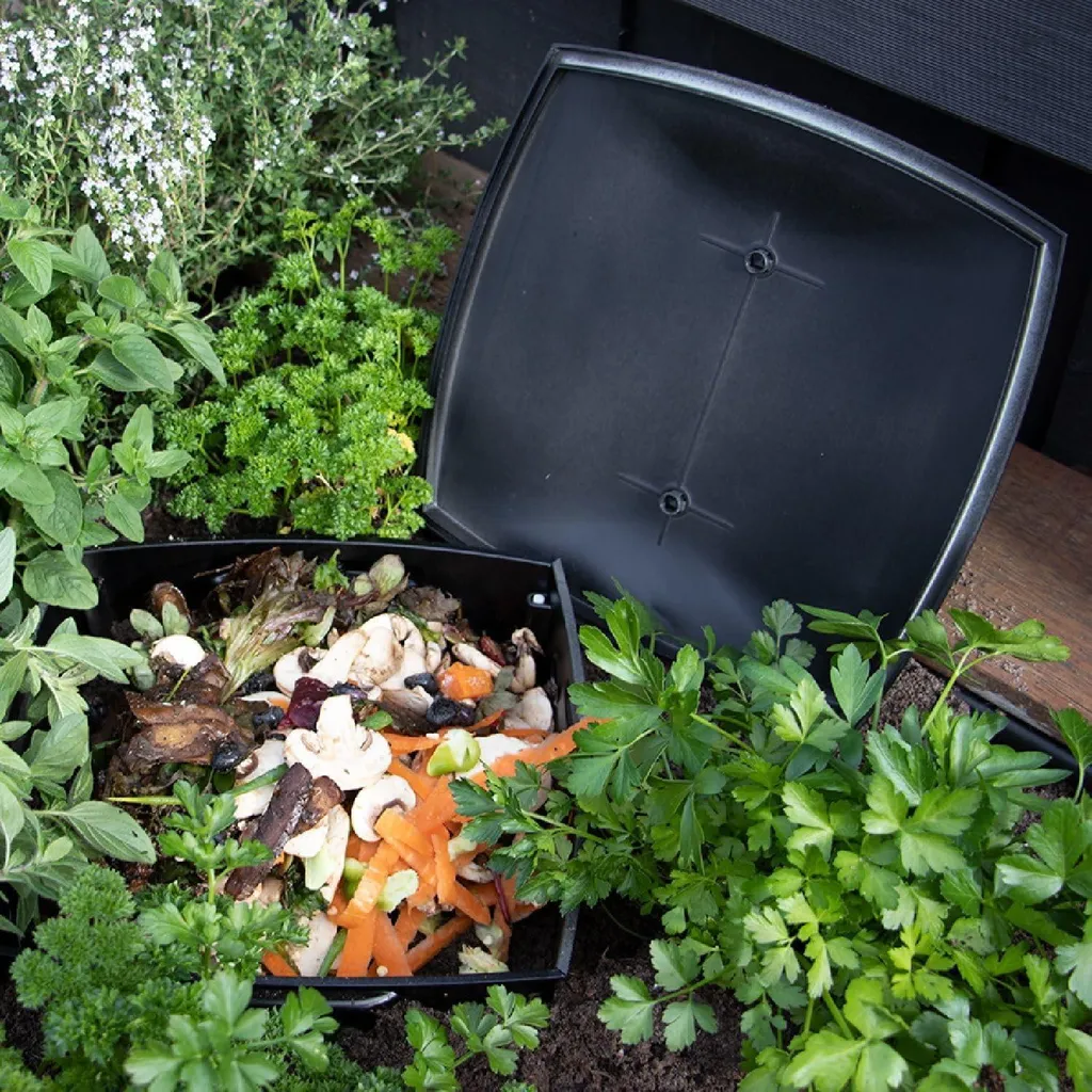Bac à compost 17 L sans mauvaises odeurs grâce au scellement hermétique - 2