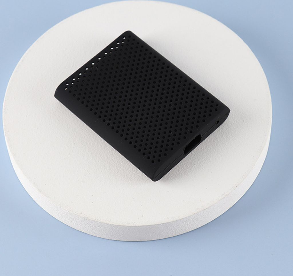 Soft Silicon Stoßdämpfer HDD Mobile Festplatte Schutzschutzschutz für Samsung T5-Schwarz