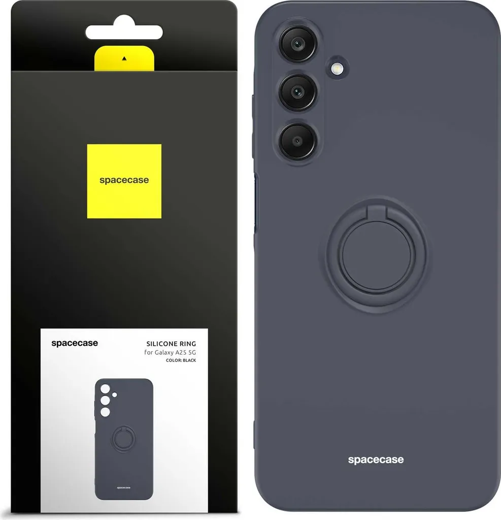 Custodia Professionale SPACECASE per Samsung A25 5G Silicone Nero