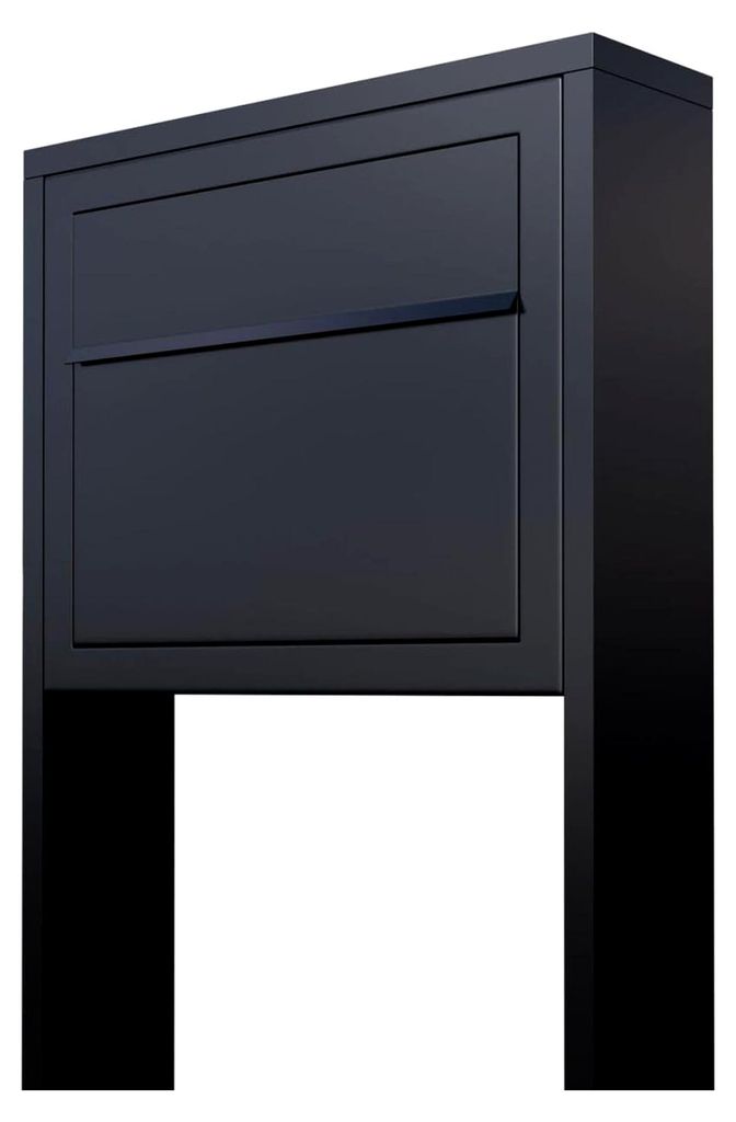 Standbriefkasten Elegance in Schwarz