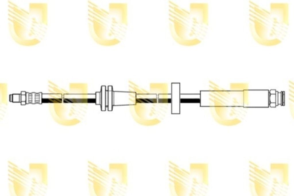 Bremsschlauch Unigom 377685 für Alfa Romeo Vorderachse Beidseitig