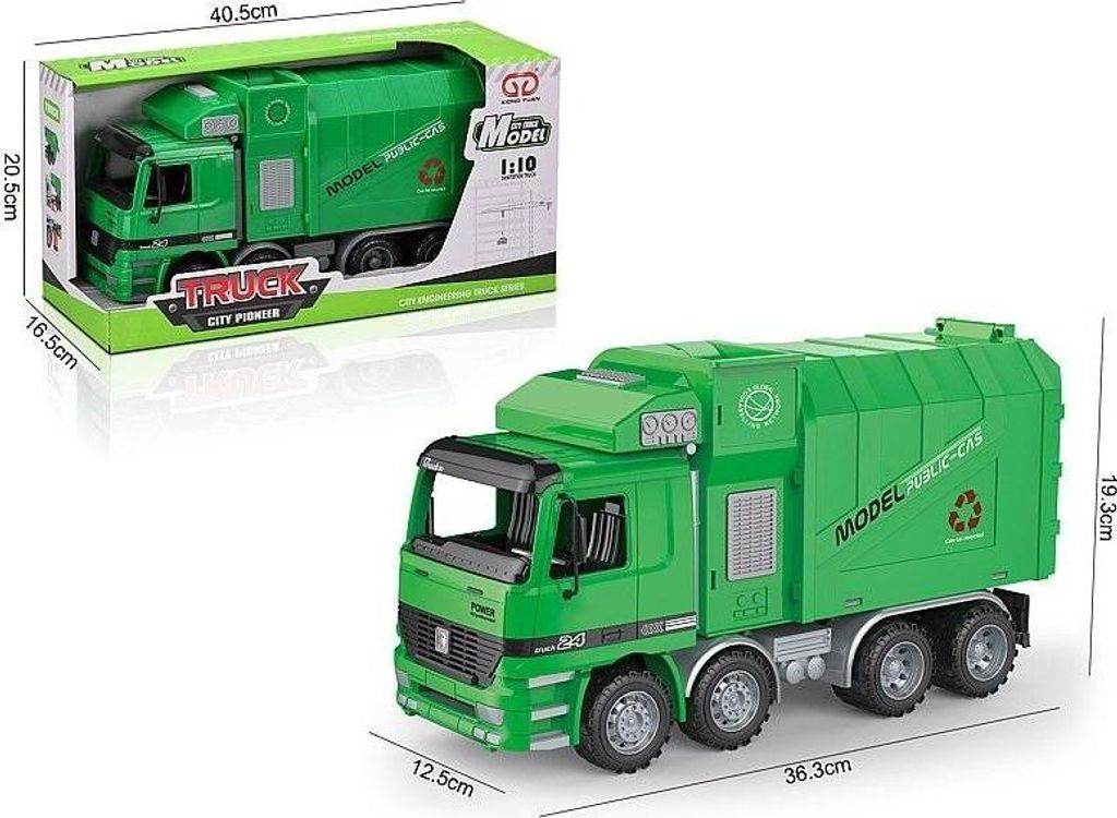 Grüner Müllwagen – ADAR