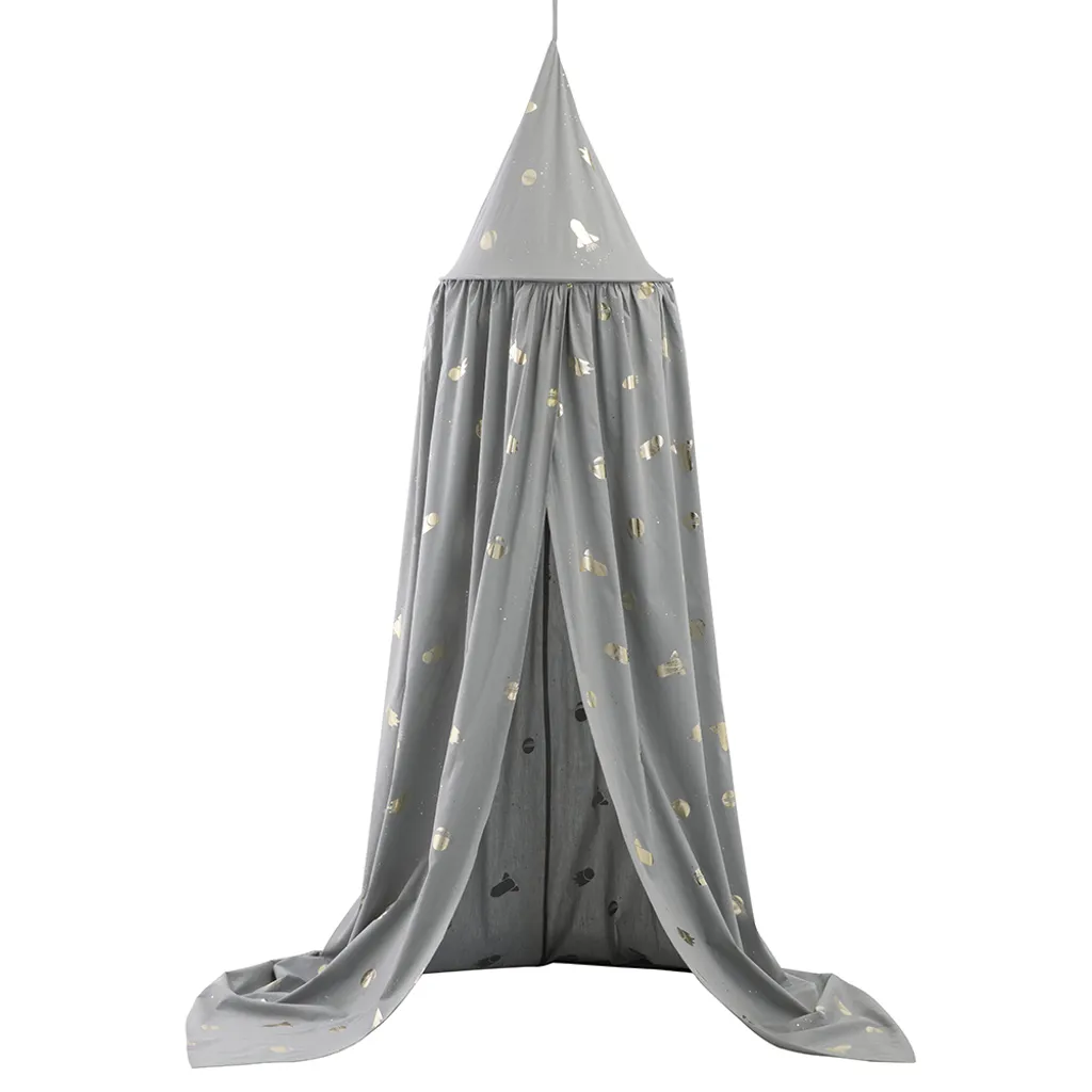 Lit Cabane avec Ciel de Lit Space Howa - Mobilier Chambre Enfant Thème