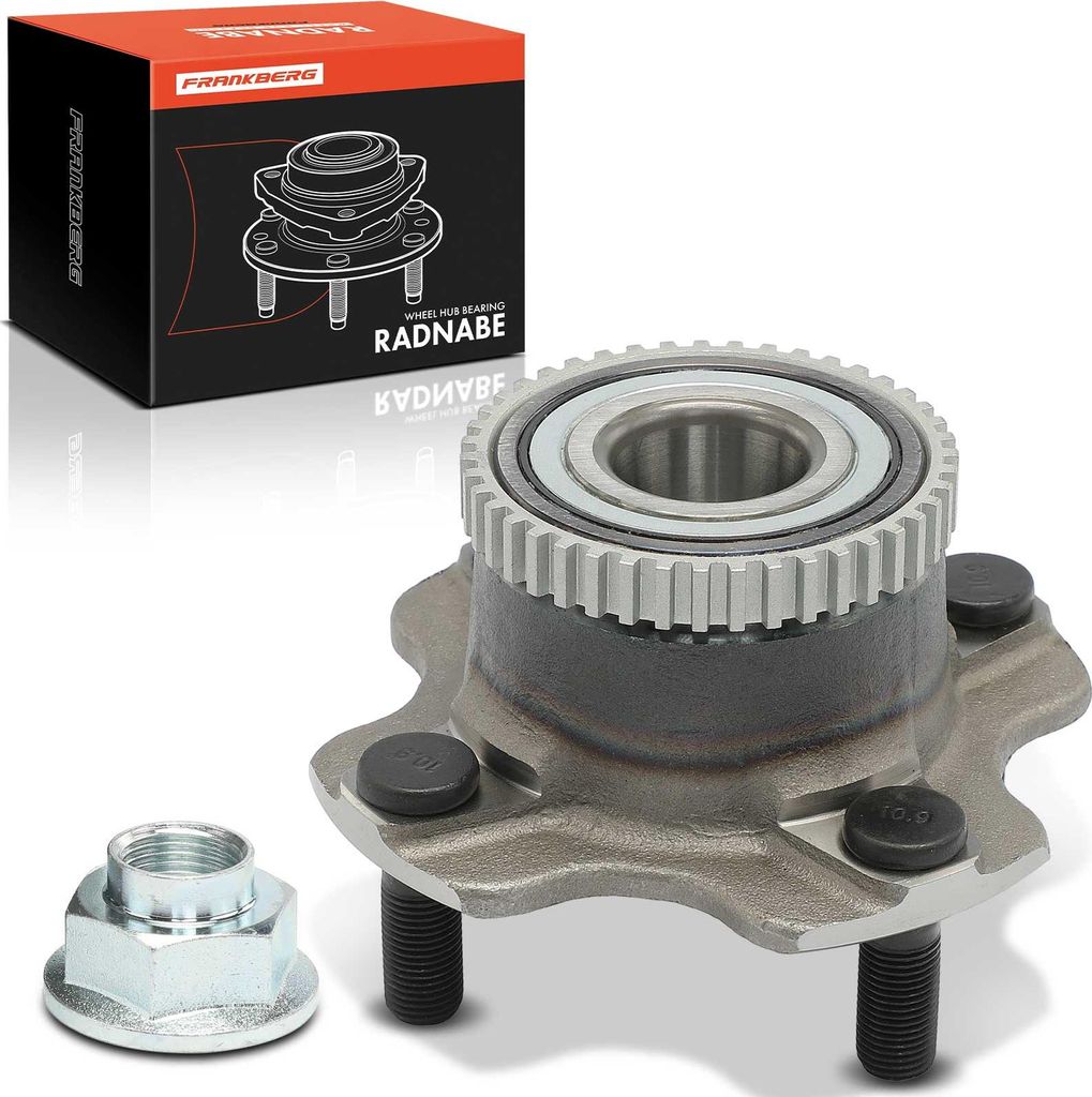 Frankberg 1x Radnabe Radlagersatz Hinterachse beidseitig für Suzuki Ignis I FH Ignis II MH 1.5L Bj ab 2003