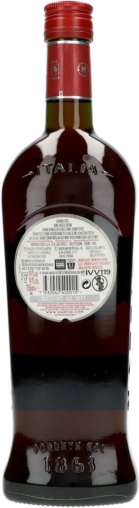 Martini l'Aperitivo Rosso Italien | 14,4 % vol | 0,75 l Produktbild 7