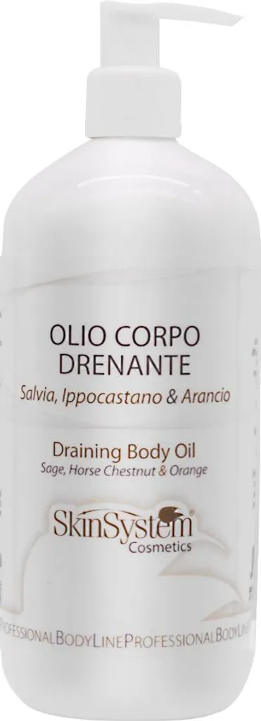 Huile de Massage Drainante pour le Corps aux Extraits de Plantes 500ml