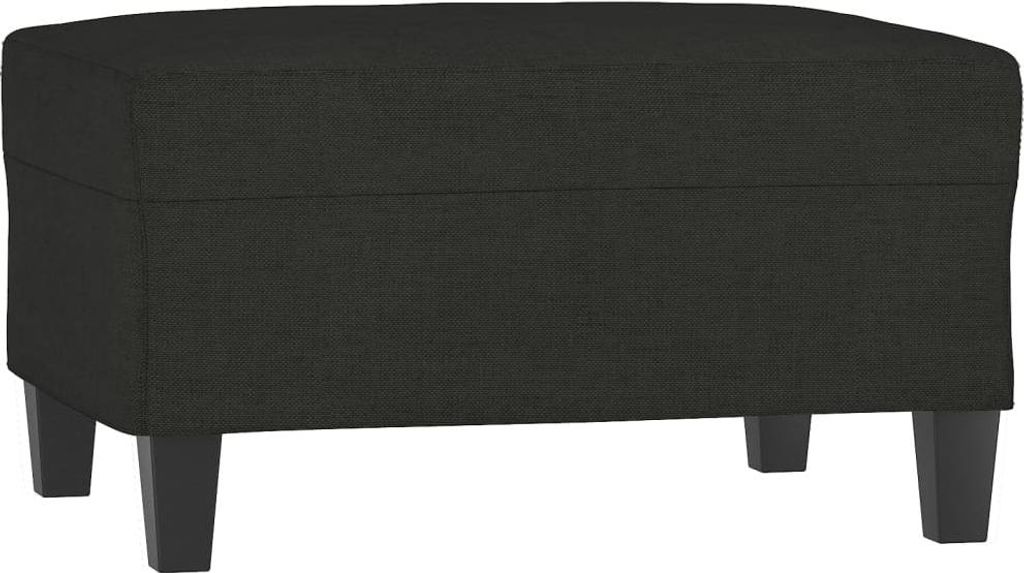 vidaXL Podnožka černá 70x55x41 cm Látka Obrázek produktu 