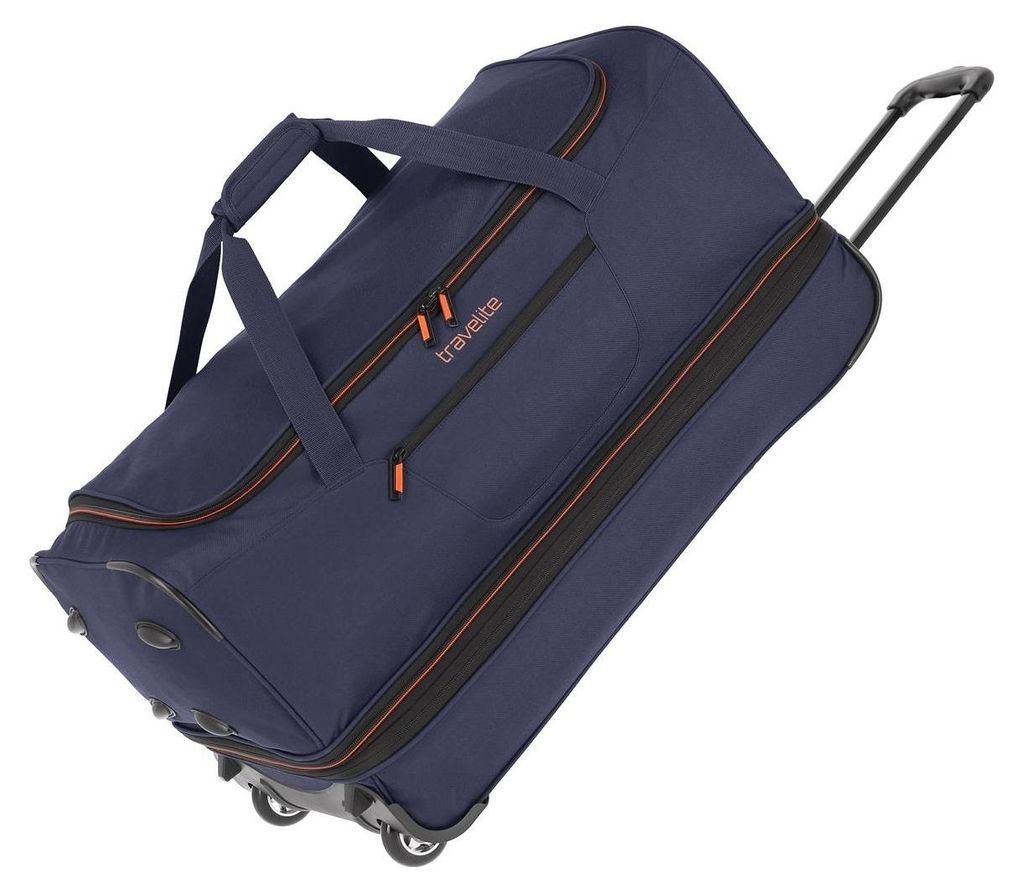 Travelite Cestovní taška na kolečkách Basics L Navy/orange Obrázek produktu 