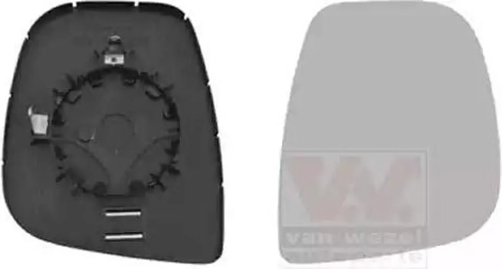 Miroir de Rétroviseur Droit Non Chauffé Convexe - PEUGEOT PARTNER Tepee