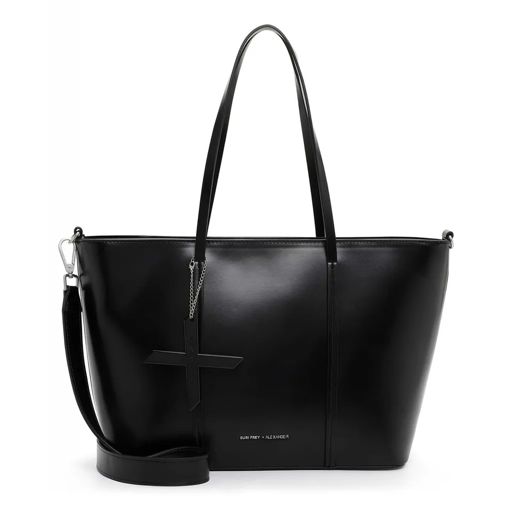 Suri Frey X Alexander Shopper Black - Borsa Shopper Donna Vegan Nero
